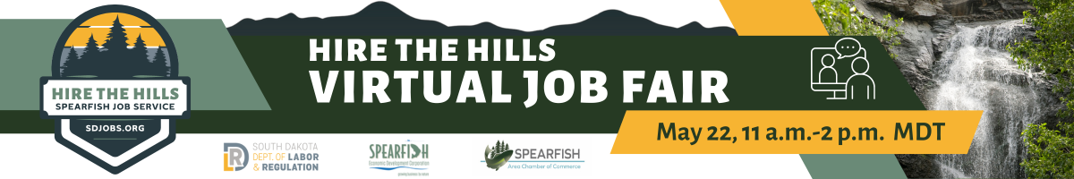 Hire the Hils Virtual Job Fair - Spearfish (Northern Hills)