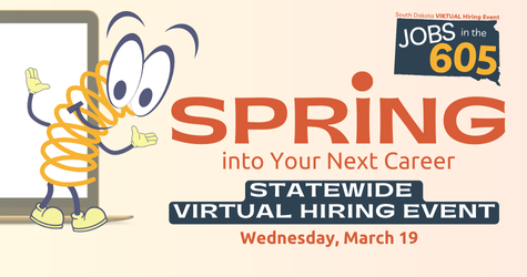 Spring into Your Next Career Virtual Hiring Event, March 19