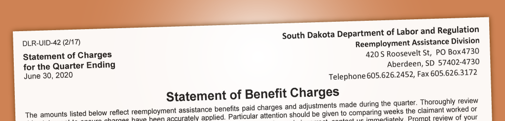 Statement of Benefit Charge