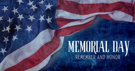 DLR offices closed Monday, May 27,  in observance of Memorial Day. 